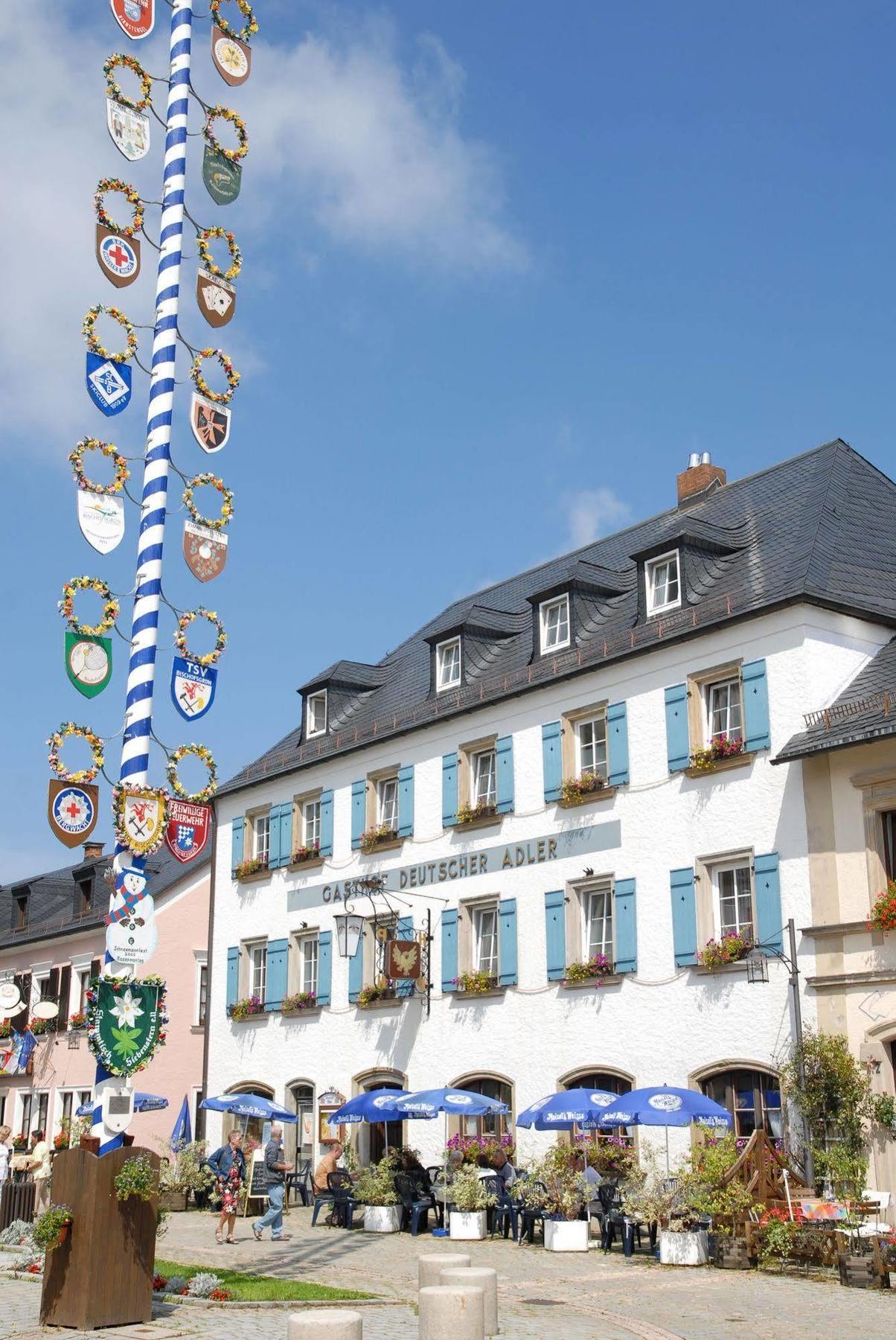 Gasthof Deutscher Adler Und Hotel Puchtler Bischofsgruen Ngoại thất bức ảnh
